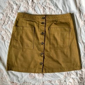 Mini Button Skirt
